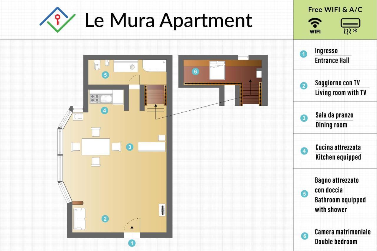 Le Mura Apartment By Tuscanywego Pisa Ngoại thất bức ảnh
